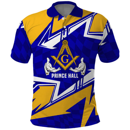 Prince Hall Freemasonry Polo Shirt Square and Compasses Masonic Brothers