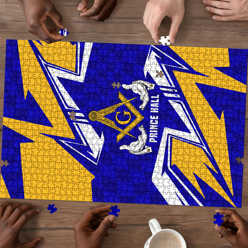 Prince Hall Freemasonry Puzzle Square and Compasses Masonic Brothers