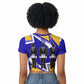 Prince Hall Freemasonry Raglan Cropped T shirt Square and Compasses Masonic Brothers