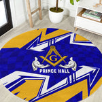 Prince Hall Freemasonry Round Carpet Square and Compasses Masonic Brothers