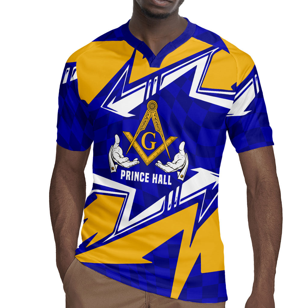 Prince Hall Freemasonry Rugby Jersey Square and Compasses Masonic Brothers