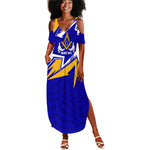 Prince Hall Freemasonry Summer Maxi Dress Square and Compasses Masonic Brothers