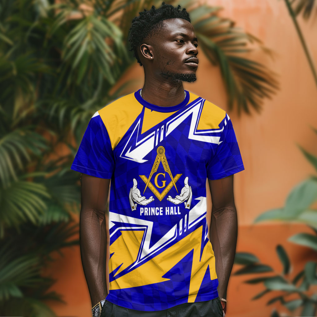 Prince Hall Freemasonry T shirt Square and Compasses Masonic Brothers