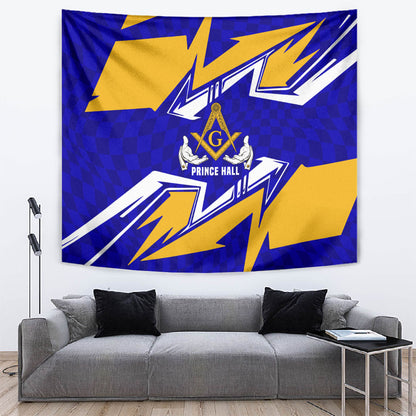 Prince Hall Freemasonry Tapestry Square and Compasses Masonic Brothers
