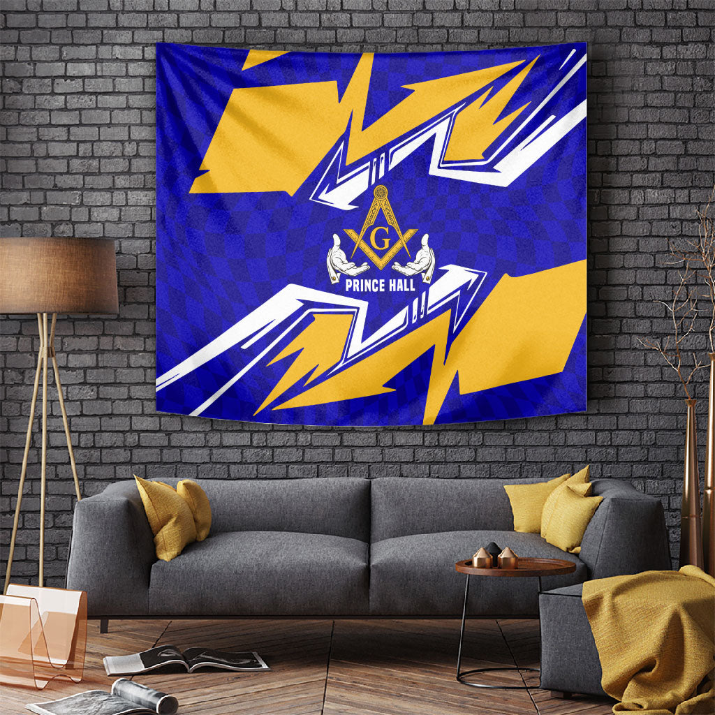 Prince Hall Freemasonry Tapestry Square and Compasses Masonic Brothers