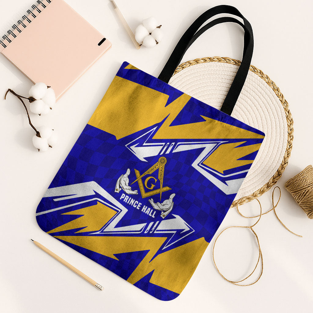 Prince Hall Freemasonry Tote Bag Square and Compasses Masonic Brothers