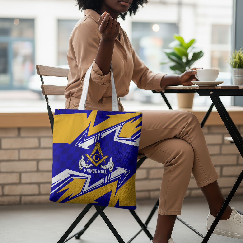 Prince Hall Freemasonry Tote Bag Square and Compasses Masonic Brothers