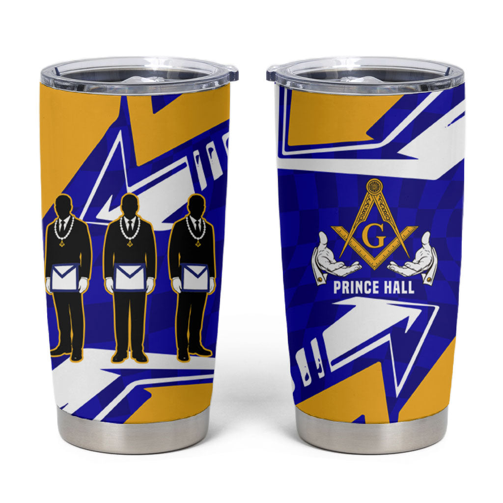 Prince Hall Freemasonry Tumbler Cup Square and Compasses Masonic Brothers