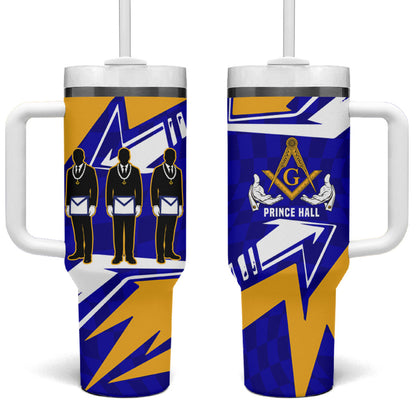 Prince Hall Freemasonry Tumbler With Handle Square and Compasses Masonic Brothers