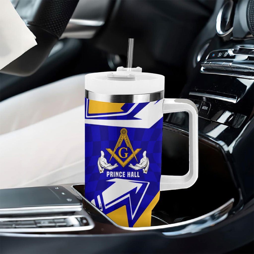 Prince Hall Freemasonry Tumbler With Handle Square and Compasses Masonic Brothers