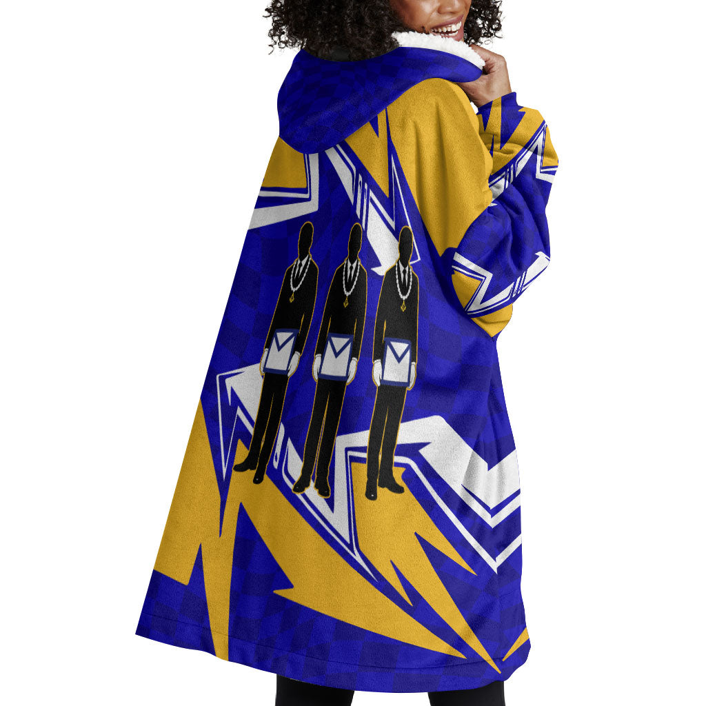 Prince Hall Freemasonry Wearable Blanket Hoodie Square and Compasses Masonic Brothers