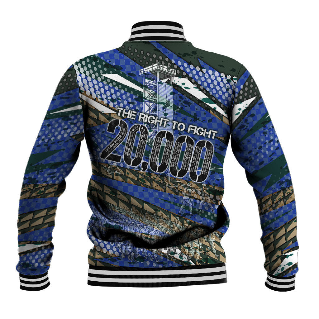 Montford Point Marines 1940s Est Baseball Jacket The Right To Fight 20000 Military Camouflage Art