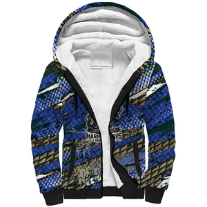Montford Point Marines 1940s Est Sherpa Hoodie The Right To Fight 20000 Military Camouflage Art