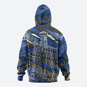 Montford Point Marines 1940s Est Zip Hoodie The Right To Fight 20000 Military Camouflage Art
