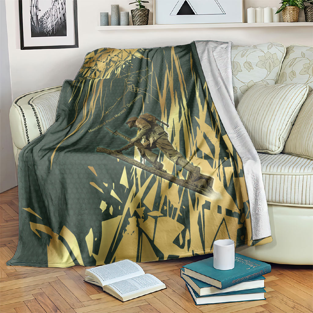 Montford Point Marines Overcoming Blanket Military History Camouflage Art