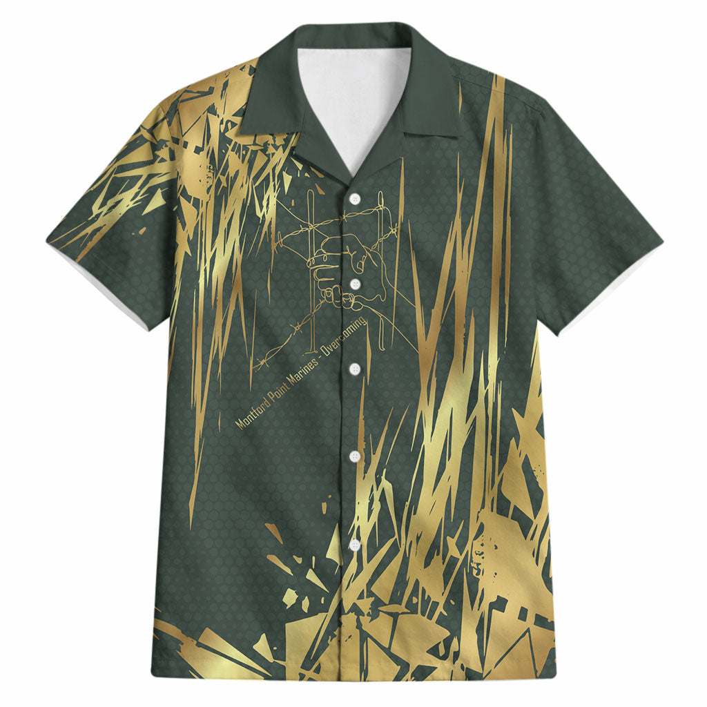 Montford Point Marines Overcoming Hawaiian Shirt Military History Camouflage Art