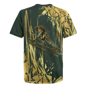 Montford Point Marines Overcoming Rugby Jersey Military History Camouflage Art