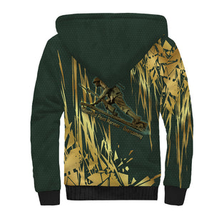Montford Point Marines Overcoming Sherpa Hoodie Military History Camouflage Art