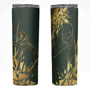 Montford Point Marines Overcoming Skinny Tumbler Military History Camouflage Art