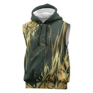 Montford Point Marines Overcoming Sleeveless Hoodie Military History Camouflage Art