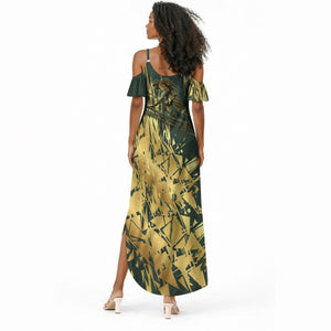 Montford Point Marines Overcoming Summer Maxi Dress Military History Camouflage Art