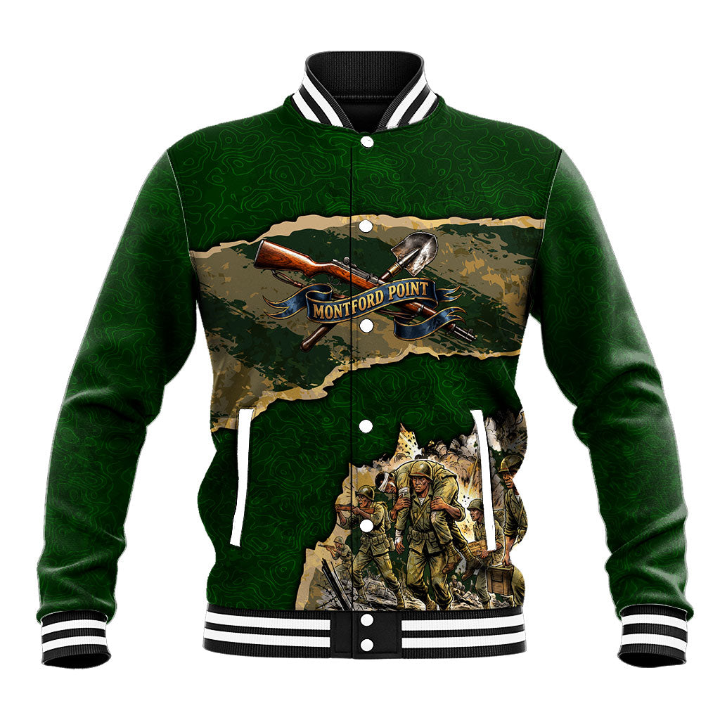 Montford Point Marines Not Above You Baseball Jacket Iwo Jima Military Map Camouflage Vintage Art