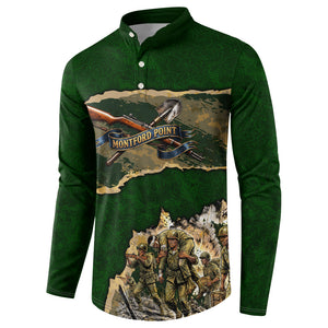 Montford Point Marines Not Above You Button Sweatshirt Iwo Jima Military Map Camouflage Vintage Art