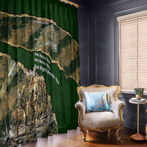 Montford Point Marines Not Above You Window Curtain Iwo Jima Military Map Camouflage Vintage Art