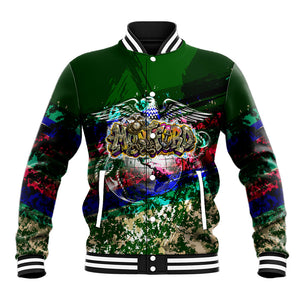 Montford Point Marines 1942 The First 20000 Baseball Jacket Vintage Vinyl Record Camouflage Graffiti Art