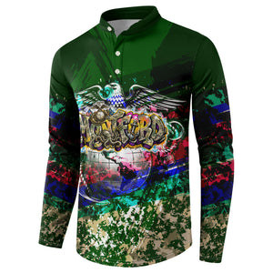 Montford Point Marines 1942 The First 20000 Button Sweatshirt Vintage Vinyl Record Camouflage Graffiti Art