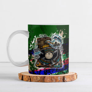 Montford Point Marines 1942 The First 20000 Ceramic Mug Vintage Vinyl Record Camouflage Graffiti Art