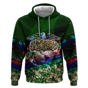 Montford Point Marines 1942 The First 20000 Hoodie Vintage Vinyl Record Camouflage Graffiti Art