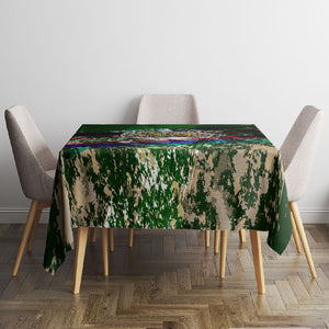 Montford Point Marines 1942 The First 20000 Tablecloth Vintage Vinyl Record Camouflage Graffiti Art
