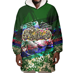 Montford Point Marines 1942 The First 20000 Wearable Blanket Hoodie Vintage Vinyl Record Camouflage Graffiti Art