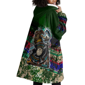Montford Point Marines 1942 The First 20000 Wearable Blanket Hoodie Vintage Vinyl Record Camouflage Graffiti Art