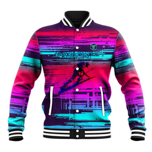 Montford Point Marines Legacy 1942 Baseball Jacket The Right To Fight Retro Glitch Vaporwave Art