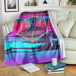 Montford Point Marines Legacy 1942 Blanket The Right To Fight Retro Glitch Vaporwave Art