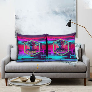 Montford Point Marines Legacy 1942 Pillow Cover The Right To Fight Retro Glitch Vaporwave Art