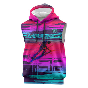 Montford Point Marines Legacy 1942 Sleeveless Hoodie The Right To Fight Retro Glitch Vaporwave Art