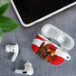 Isom Dart Outlaw Of The Green River Browns Park AirPods Case Vintage Western Black Cowboy Skull Desert Sunset