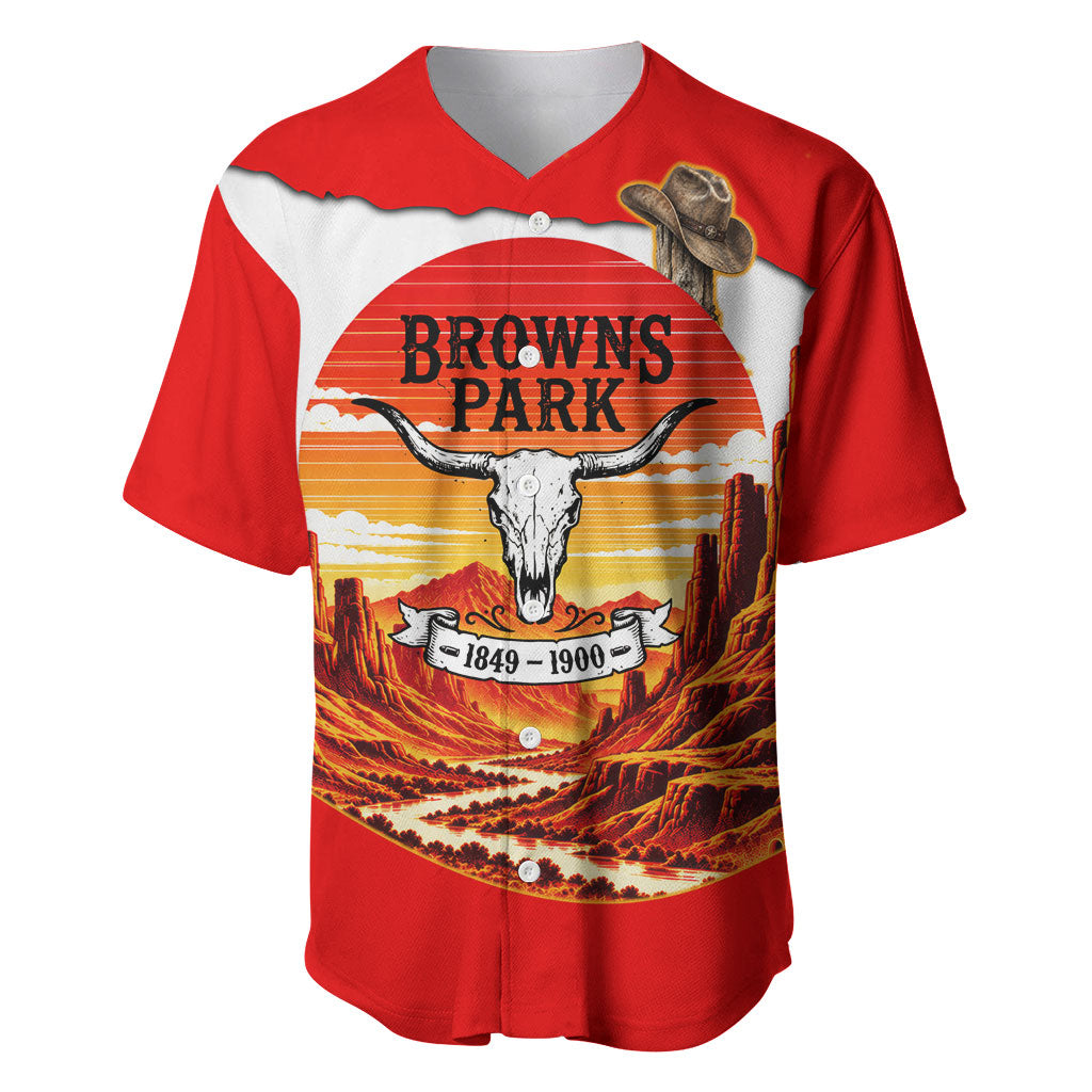 Isom Dart Outlaw Of The Green River Browns Park Baseball Jersey Vintage Western Black Cowboy Skull Desert Sunset
