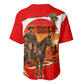 Isom Dart Outlaw Of The Green River Browns Park Baseball Jersey Vintage Western Black Cowboy Skull Desert Sunset