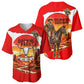 Isom Dart Outlaw Of The Green River Browns Park Baseball Jersey Vintage Western Black Cowboy Skull Desert Sunset