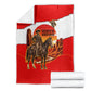 Isom Dart Outlaw Of The Green River Browns Park Blanket Vintage Western Black Cowboy Skull Desert Sunset