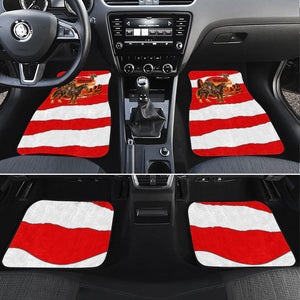 Isom Dart Outlaw Of The Green River Browns Park Car Mats Vintage Western Black Cowboy Skull Desert Sunset