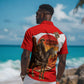 Isom Dart Outlaw Of The Green River Browns Park Hawaiian Shirt Vintage Western Black Cowboy Skull Desert Sunset