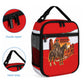 Isom Dart Outlaw Of The Green River Browns Park Lunch Bag Vintage Western Black Cowboy Skull Desert Sunset