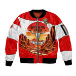 Isom Dart Outlaw Of The Green River Browns Park Sleeve Zip Bomber Jacket Vintage Western Black Cowboy Skull Desert Sunset