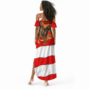 Isom Dart Outlaw Of The Green River Browns Park Summer Maxi Dress Vintage Western Black Cowboy Skull Desert Sunset