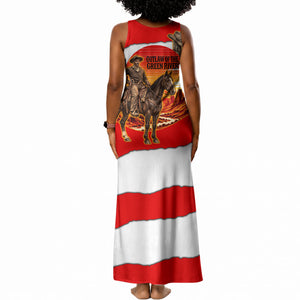 Isom Dart Outlaw Of The Green River Browns Park Tank Maxi Dress Vintage Western Black Cowboy Skull Desert Sunset